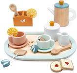 PairPear Wooden Tea Set for Little 