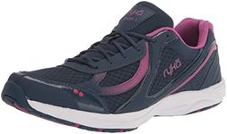 Ryka Women's Dash 3 Walking Shoe, Navy/Pink, 11 Wide