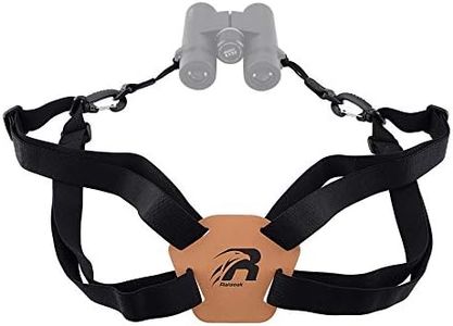 Raiseek Optics Binocular Harness Strap Adjustable Stretchy, Camera Chest Harness with 2 Loop Connectors, Hunting Accessories