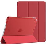 JETech Case for iPad 10.2-Inch (2021/2020/2019 Model, 9/8/7 Generation), Auto Wake/Sleep Cover (Red)