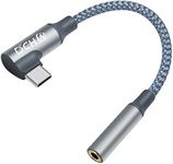 DCHAV Right Angle USB C to 3.5mm Au