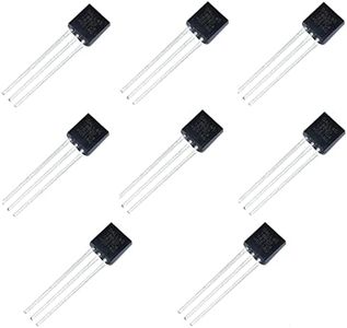 WWZMDiB 8PCS Direct Plug 3 Pins DS18B20 chip programmable Digital Thermometer/Temperature Sensor Temperature Acquisition TO-92