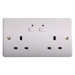 Energenie Smart Double Socket (White) - Seamlessly Integrate Smart Controls into Your Home - Energenie