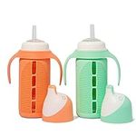 Set of 2 - Glass Sippy Cup for Todd