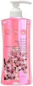 Scented Secrets 3 In 1 Shampoo, Conditioner and Body Wash, Cherry Blossom, 32 Ounce