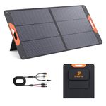 ZOUPW 110 Watt Portable Solar Panel N-Type 16BB for Power Station,Mono Foldable Solar Panel for Jackery 300/500/Ecoflow/Anker Solix/Bluetti, IP67 Waterproof Offgrid Power for Camping RV Emergency