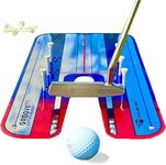 EyeLine Golf Putting Alignment Mirror, Portable Practice Putting Trainer Aid, As Seen on PGA Tour, Made in USA, Use Outdoors or on Indoor Putting mat