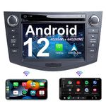 Car Multimedia GPS Navigation for Toyota RAV4 2006-2012 Double Din Android 12 Auto Radio Stereo CarPlay Support 4K Video (Radio) (DVD Player, 7 inch, Octa Core 4GB RAM 64GB ROM)