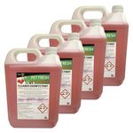 4 x 5 Litre Cherry Fragrance Pet Kennel Disinfectant and Deodoriser