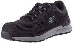 Skechers Men's Bulkin Bragoo Sneaker, Black, 9 UK