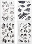 Modixun 4 Themes 53Pcs Clear Stamps