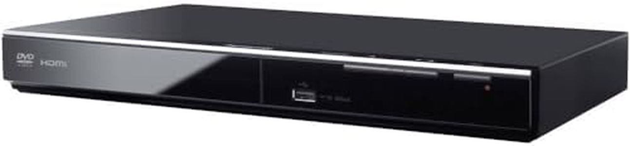 Panasonic Lecteur DVD HD DVD-S700EG-K I Conversion Full HD Compatible Xvid Lecture Mutli formats Port USB Etanche à la poussière Design compact noir - Version Française