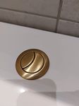 Dual Flush Toilet Tank Brushed Brass Colour 38mm/48mm Button Round Shape Close coupled Toilet Push Buttons Bathroom Accessories (Colour : Brushed Brass 38mm)…