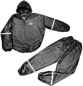 GoFit Unisex Thermal Sweat Suit - Hooded Suit For Training, Weight Loss, and Exercise