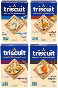 Triscuit Whole Grain Wheat Crackers 4 Flavor Variety Pack, 4 Boxes