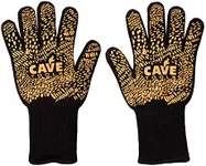 Cave Tools, Heat Resistant Grill Gloves, BBQ Gloves for Handling Hot Food on Your Grill