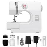 WENMILY Sewing Machine, Multi-function, White With Grey, Plastic, FR047, 2.0 kg