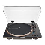 Audio-Technica AT-LP70X-BZ Automatic Turntable with VM95 Series Upgradeable Stylus, Black/Bronze