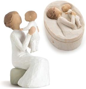 Willow Tree Grandmother Figure Plus Grandmother Keepsake Box, Sculpted Hand-Painted 2 Piece Set