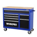 WORKPRO 42-Inch 7-Drawers Rolling T
