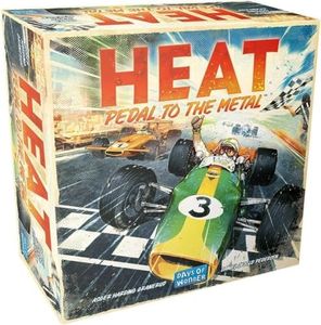 Days of Wonder | Heat: Pedal to The Metal | Racing Game | Ages 10+ | 1-6 Players | 60 Minutes Playing Time, DOW9101, Multicolor