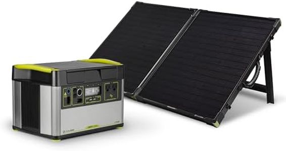Goal Zero Yeti 1500X Portable Power Station with Solar Panel