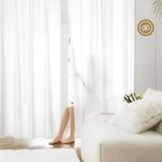 HOMEIDEAS Non-See-Through White Pri