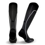 Eurosock VitalSox Race & Recovery Graduated Compression Socks, Black/Grey, Large
