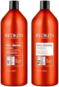 REDKEN Frizz Dismiss Shampoo | For Frizzy Hair | Smooths Hair & Manages Frizz | Sulfate Free