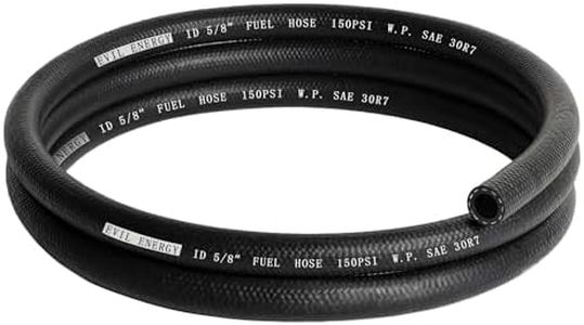 EVIL ENERGY 5/8 Fuel Hose Line Push Lock NBR Rubber SAE 30R7 5FT 150PSI