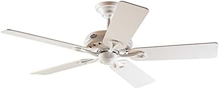 Hunter 132 cm | 52” Ventilador de Techo Savoy Blanco con Cadena, 24526