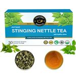 TEACURRY Stinging Nettle Tea (1 Month Pack, 30 Tea Bags) - Helps With Body Detox and Digestion -Himalayan Stinging Nettle Tea Bags