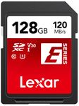 Lexar 128GB SD Card, SDXC Memory Card Up to 120MB/s Reading, Up to 45MB/s Write, UHS-I, U3, V30, C10, Full-HD and 4K UHD (LSDESXX128G-BNNNG)