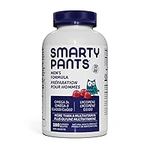 SmartyPants Men's Complete Daily Gummy Vitamins: Gluten Free, Multivitamin, CoQ10, Vitamin D3, Vitamin B12, Lycopene, Methyl B12, Omega 3 EPA/DHA Fish Oil, Non-GMO, 180 count (30 Day Supply)