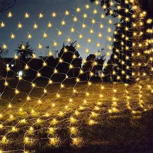 Silingsan Guirnalda Luces, 200 LEDs Luz de Red 3M X 2M 8 Modos con Energía Iluminación, Regulable, Decoracion para Navidad, Fiestas, Bodas, Patio, Jardines, Festivales Interior Exterior