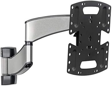 Sanus Premium Full Motion TV Wall Mount for 19" - 40" TVs - Stainless Steel Finish with FluidMotion Design for Smooth Extension, Swivel and Tilt- Low Profile TV Bracket with Easy 3 Step Install