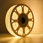 Forus LED Rope Strip Light - 10 Meters, Yellow | Waterproof Outdoor & Indoor Flexible Lights for Home, Balcony, Ceiling Decor | 2-Year Warranty | Perfect for Diwali & Christmas Decoration