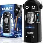 AFMAT Electric Pencil Sharpener, Robot Pencil Sharpener for Colored Pencils 7-11.5mm, Auto in & Out, Fully Automatic Rechargeable Hands-Free Pencil Sharpener for Home Classroom, Battery Operated