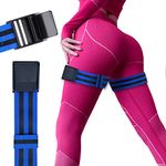 ROSYQUARZ Booty Bands, Blood Flow Restriction Bands for Women/Men, Adjustable BFR Training Bands for Glutes & Hip Building, Occlusion Resistance Bands for Exercising Butt, Squat, Thigh, Arms 2 Packs