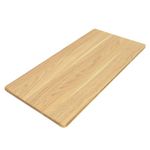 FLEXISPOT Whole Piece 60"x24" Desktop 1" Thickness Height Adjustable Desk Rectangular Tabletop Maple Board (60INCH Maple)