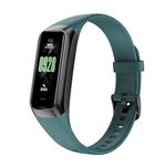 Fitness Tracker with 24/7 Heart Rate Blood Oxygen Sleep Monitor,Activity Tracker with 1.1" AMOLED Touch Color Screen, Multiple Sport Modes Step Counter,IP68 Waterproof for Women Men (Green)