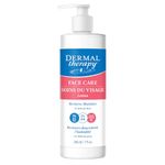 Dermal Therapy Face Moisturizer Lotion - 1% Urea & 2% AHAs - Intensely Hydrates & Soothes Dry, Sensitive, Aging Skin, Eczema, Rosacea - Fragrance-Free - 7 fl oz / 200 ml