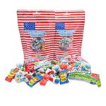 FREEZE DRIED AMERICAN CANDY SWEETS (2x90g) - American Sweets Freeze Dried Pink Sweets, Laffy Taffy Sweets | Party Bag Fillers, Bag of Sweets | Sweets Party Bags, Party Sweets Candy | Gummy Sweets