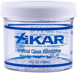 Xikar Crystal Humidifier, Lasts Up to 90 Days, Crystals Expand, Provides Perfect 70% Humidity, 4 oz Jar