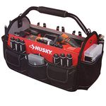 Husky 17in. Open Tool Tote w/Rotating Handle by Husky