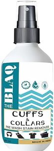 THE BLAQ Cuffs and Collar (250ML) Natural Pre Wash Stain Remover,Remove Coffee, Tea, BlueBerry, Wine, Blood, Dirt, Grime, Swet, Oil & Pet Stains