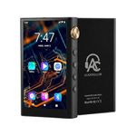 AUDIOCULAR Nexus Portable Hi-Res DAP, Android Digital Audio Player, Dual ESS9018Q2M DAC, 3.5mm & 4.4mm Balanced 500mW, DSD512, Bluetooth 5.0 with LDAC, Mp3 Player (Black (32GB Memory))
