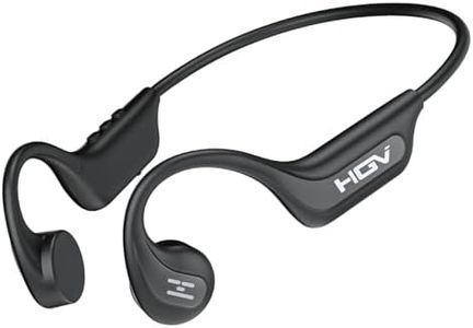 2026 New Bone Conduction Headphones Bluetooth Wireless, Bluetooth 6.0 Open Ear Headphones, IP65 Waterproof & 10H Playtime, Lightweight Material, Sports Earbuds for Running, Cycling(Black)