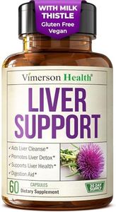 Liver Cleanse Detox & Repair Milk Thistle Supplement. Liver Support with Choline, Artichoke Extract, Chicory & Dandelion Root Supplement. Milk Thistle Liver Detox & Liver Cleanse. 60 Liver Health Caps