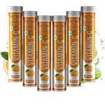 End2End Nutrition Vitamin C - Zinc - Natural Amla Extract - Antioxidants - Immunity - skin care - family pack - 120 Effervescent Tablets - Orange Flavor